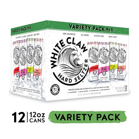 White Claw Hard Seltzer Variety Pack No 1 12 Pack 12 Fl Oz Cans