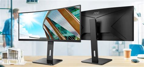 AOC anuncia el monitor panorámico curvo CU34P2C Geektopia