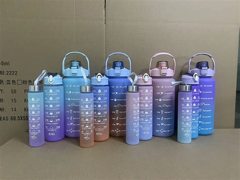 In Set L Gallon Botella De Agua Bpa Free Plastic Gym Sports