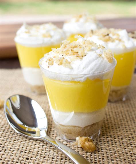 These No Bake Lemon Flavored Dessert Shooters Are The Perfect