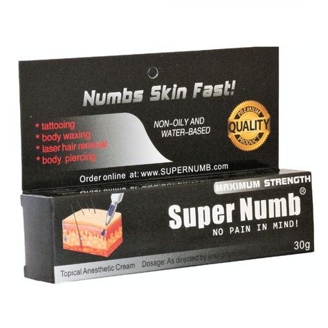 30g Tube Super Numb Topical Numbing Cream