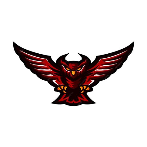 Premium Vector | Logo red eagle