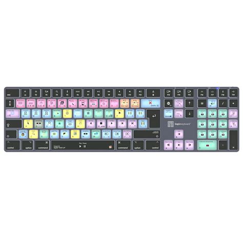 Logickeyboard Apple Final Cut Pro X Titan Wireless Backlit Keyboard