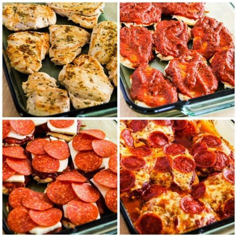 Low Carb Pepperoni Pizza Chicken Bake Found On Low Carb Casseroles Keto