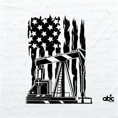 US Oil Rig Svg File Oil Derrick Svg Oil Field Svg Oil Pump Svg Oil