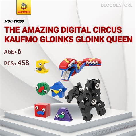 The Amazing Digital Circus Kaufmo Gloinks Gloink Queen Moc Factory