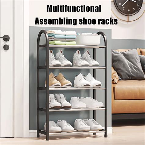 Shoe Rack Shoe Shelf Layers Simple Dust Proof Storage Shoe Cabinet