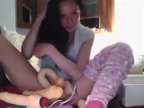 Dildos In Both Holes Makes This MILF Squirt