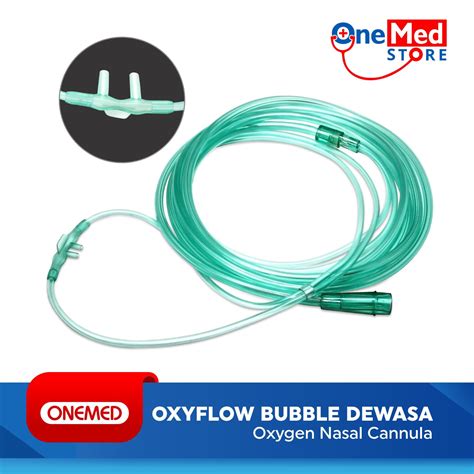 Oxyflow Bubble Nasal Canule Oxygen Selang Oksigen Dewasa Besmed