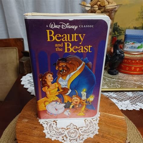 Disney Media Vintage Disney Vhs Beauty And The Beast Black Diamond