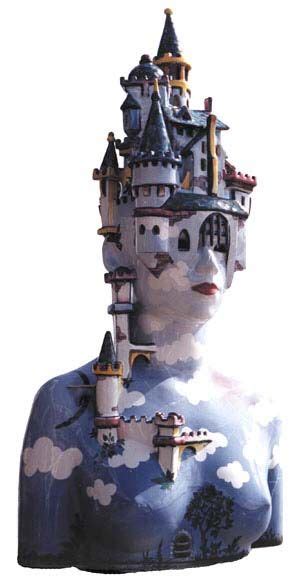 Anna Maria Strzelczyk Bust Castle Private Property Figurative