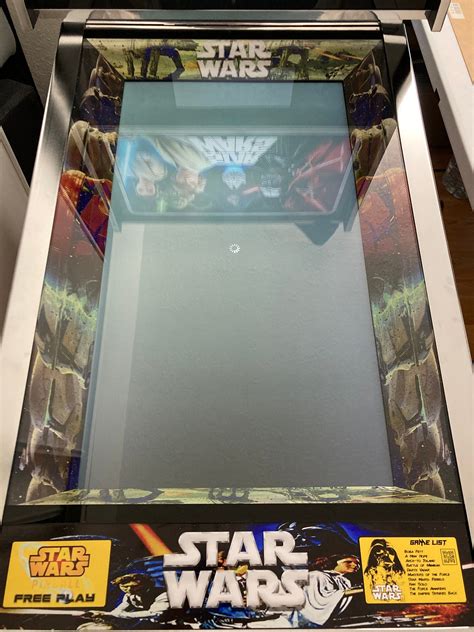 Arcade1up Arcade 1up Pinball Star Wars Bezel 4 Piece Decal Set Etsy