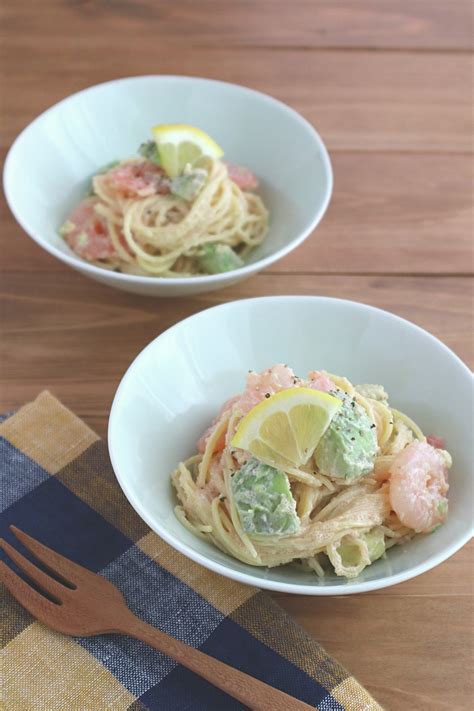 アボカドとえびの明太子パスタサラダ By Kaana57 【クックパッド】 簡単おいしいみんなのレシピが395万品