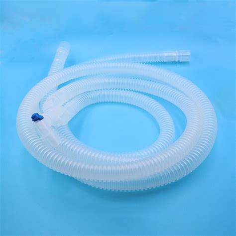 Medical Adult Threaded Corrugated Disposable Anesthesia Breathing