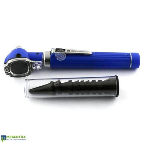 Mini Fiber Optic Otoscope Blue