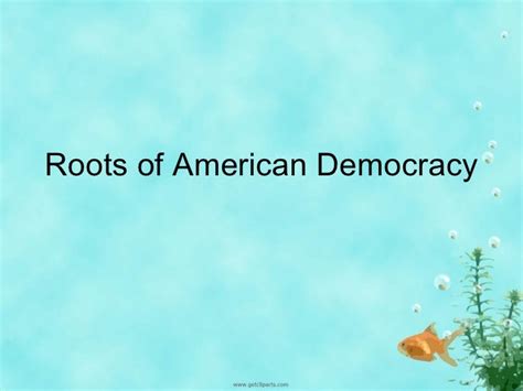 Roots of American Democracy