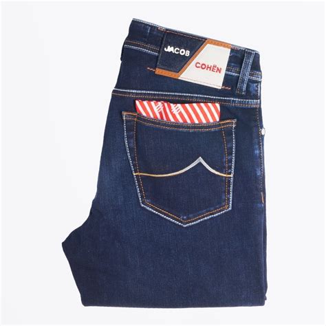 Jacob Cohen Bard Reg Slim Fit Jeans Indigo Mr Mrs Stitch