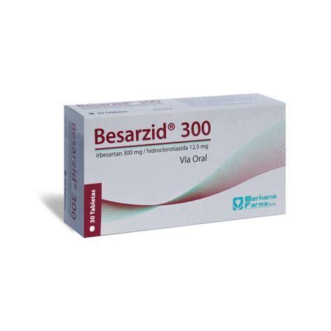 Besarzid 300 Mg Tab Rec X 30 Berkanafarma S A