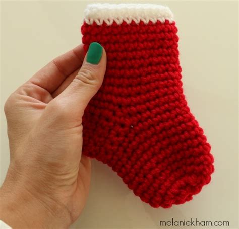 Crochet Christmas Stocking Tutorial with free written instructions