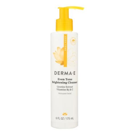 Derma E Evenly Radiant Cleanser, 6 fz - Kroger