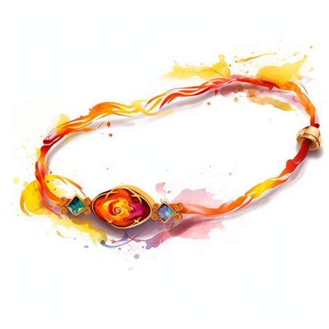 Rakhi Clipart in Impressionistic Art Style: 4K, Vector & SVG Clipart ...