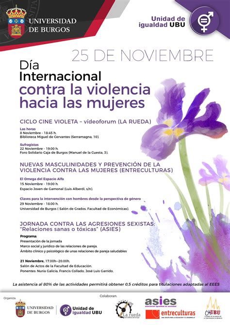 Actividades En La Ubu Por El Día Internacional Contra La Violencia Hacia Las Mujeres