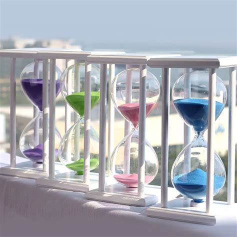 30 Minute Hourglass Countdown Timing Wooden Sandglass Sand Hourglass Timer Clock Home Decor