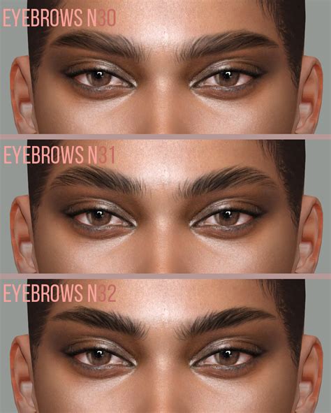 Obscurus Eyebrows Set N2 For The Sims 4 Spring4sims Porn Sex Picture