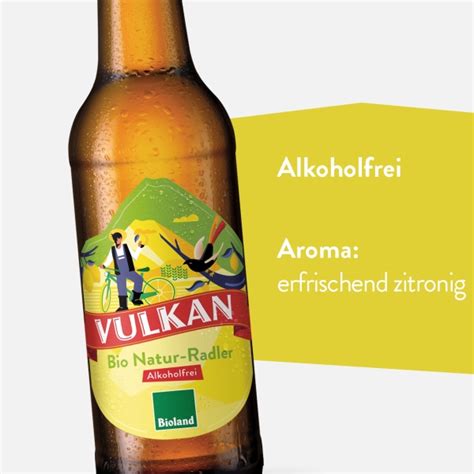 Vulkan Bio Natur Radler Alkoholfrei L Fl Vulkan Brauerei