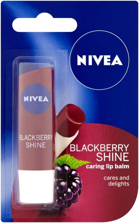 Nivea Nivea Blackberry Shine Lip Care Бальзам для губ "Ожина" • Аналіз ...