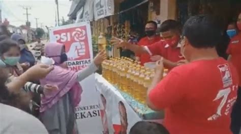 Psi Gelar Pasar Murah Jual Minyak Goreng Rp Ribu Perliter Warganet