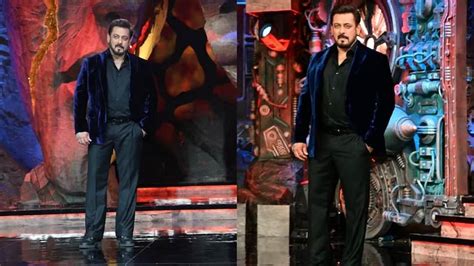 Salman Khan Seen Filming Grand Premiere Of Bigg Boss Season