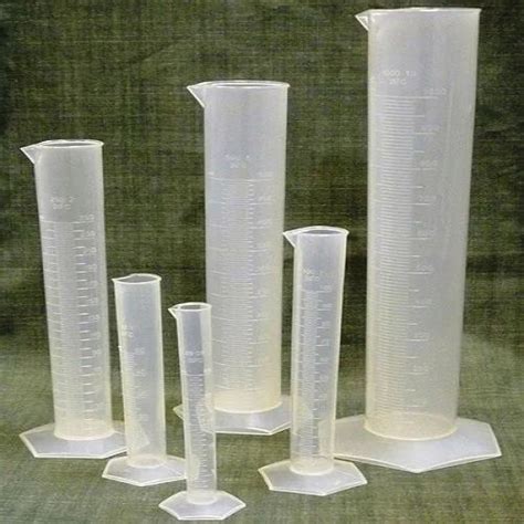 TSI Polypropylene MEASURING CYLINDERS BOTTOM ROUND HEXAGONAL