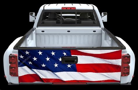 American Flag Tailgate Wrap | Tailgate wraps, Truck wraps graphics ...