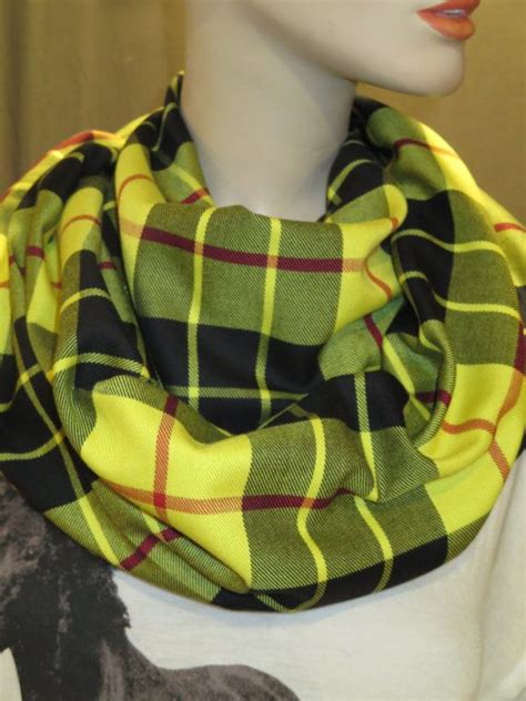 MacLeod Tartan Plaid Infinity Scarf Handmade Custom Make~Christmas ...