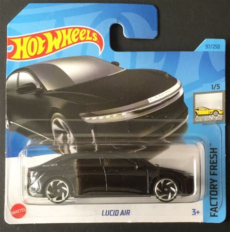 Hot Wheels Lucid Air Crni