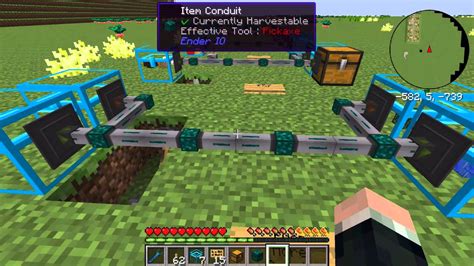 Minecraft Ender Io Conduits Spotlight Part 3 5 Item Conduits Youtube