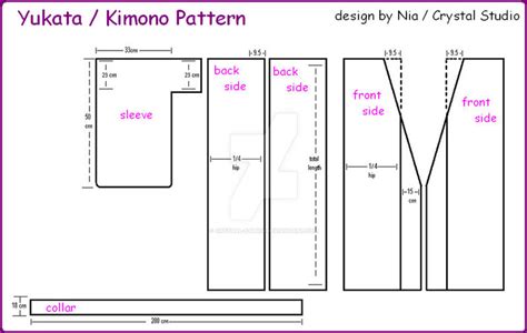 Yukata Kimono Pattern By Crystal Studio On Deviantart