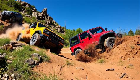 Ford Bronco Vs Jeep Wrangler Off Road Rivals