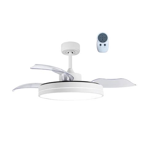 Ventilatore LED Da Soffitto Motore DC Con Pale Pieghevoli Anayet CCT