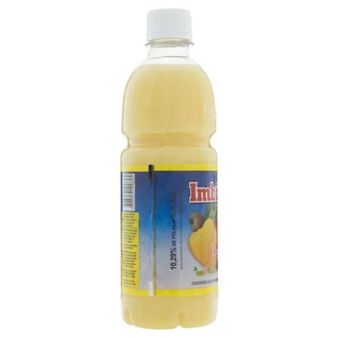 Suco Concentrado Caju Imbiara Garrafa 500ml Mercado Oliveirão