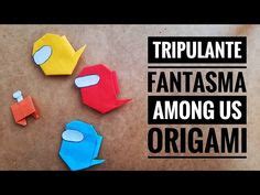 AMONG US FANTASMA Origami FÁCIL PASO A PASO YouTube Otaku