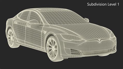 Tesla Model S Simple Interior 3d Model 99 3ds Blend C4d Fbx Max Ma Lxo Obj Free3d