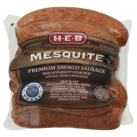 H‑e‑b Premium Smoked Mesquite Sausage Links Lb Delivery Or Pickup