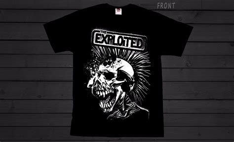 The Exploited Punks Not Dead Scottish Punk Rock Band T Shirt