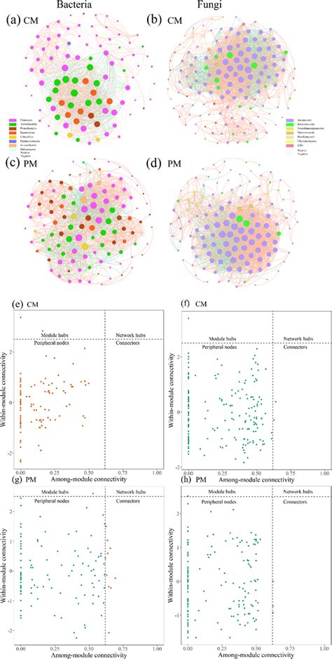 The Co Occurrence Networks Of Bacterial And Fungal Communities Ad