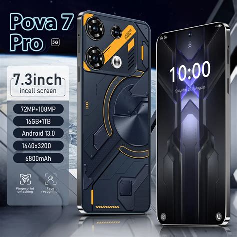 Original Pova Pro Smartphone Celular G Hd Screen Gb T