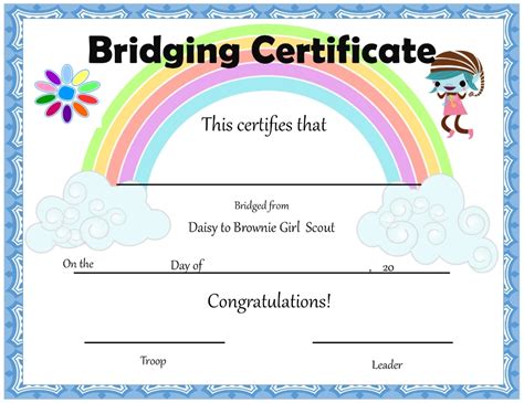 The Best Girl Scout Certificate Tristan Website