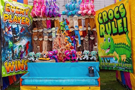 A Sideshow Game Booth In Johor Bahruâ€™s Danga Bay Theme Park Editorial