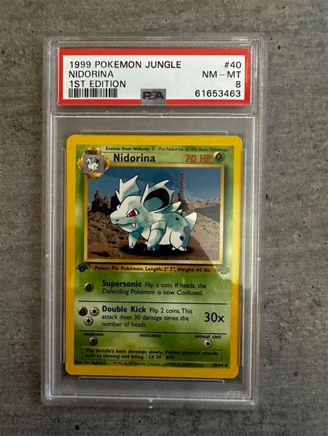 1 Edition Nidorina Psa 8 Jungle 1999 Kaufen Auf Ricardo